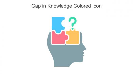 Gap In Knowledge Colored Icon In Powerpoint Pptx Png And Editable Eps Format