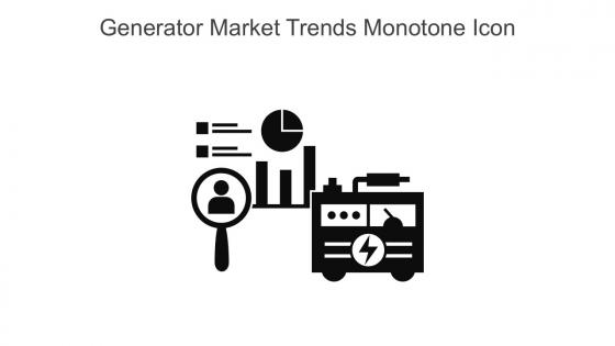 Generator Market Trends Monotone Icon In Powerpoint Pptx Png And Editable Eps Format
