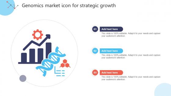Genomics Market Icon For Strategic Growth