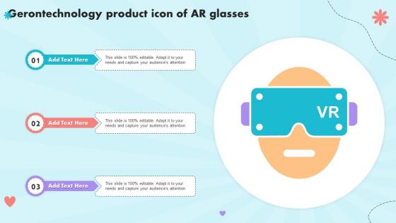 Gerontechnology Product Icon Of Ar Glasses