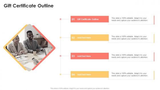 Gift Certificate Outline In Powerpoint And Google Slides Cpb