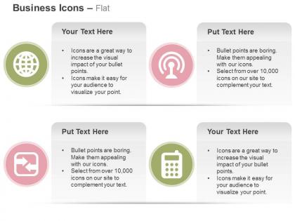 Global business opportunities network connection ppt icons graphics