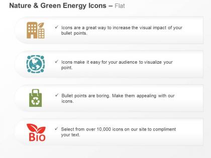 Global environemnt safety bio recycling ppt icons graphics