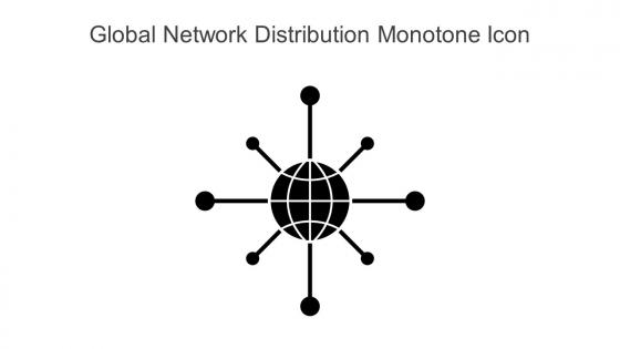 Global Network Distribution Monotone Icon In Powerpoint Pptx Png And Editable Eps Format