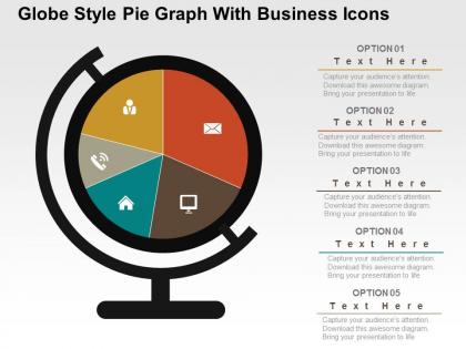 globe_style_pie_graph_with_business_icons_powerpoint_slides_Slide01