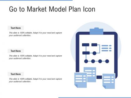 Go to market model plan icon