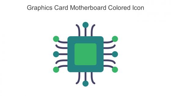 Graphics Card Motherboard Colored Icon In Powerpoint Pptx Png And Editable Eps Format