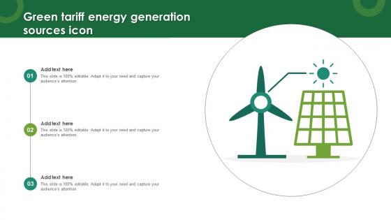 Green Tariff Energy Generation Sources Icon