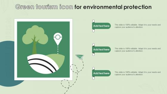 Green Tourism Icon For Environmental Protection
