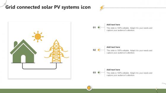 Grid Connected Solar PV Systems Icon