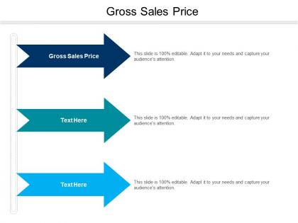 Gross sales price ppt powerpoint presentation icon themes cpb