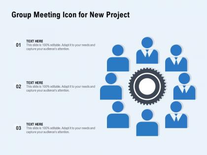 Group meeting icon for new project