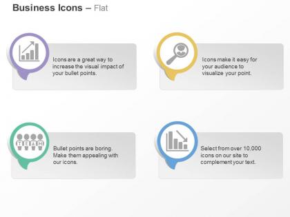 Growth chart search for good employee team decline chart ppt icons graphics