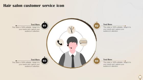 Hair Salon Customer Service Icon