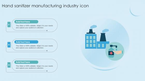 Hand Sanitizer Manufacturing Industry Icon