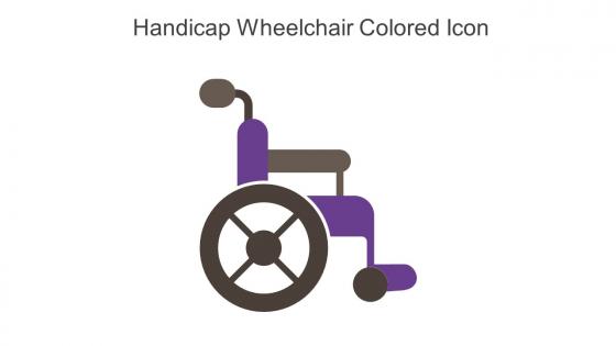 Handicap Wheelchair Colored Icon In Powerpoint Pptx Png And Editable Eps Format