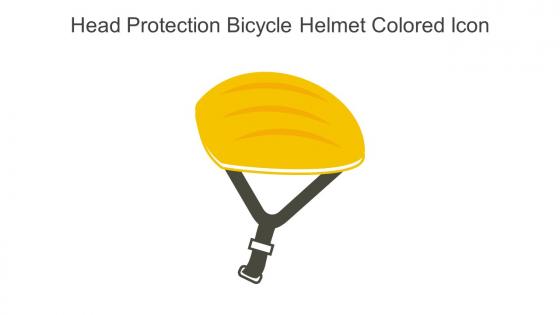 Head Protection Bicycle Helmet Colored Icon In Powerpoint Pptx Png And Editable Eps Format