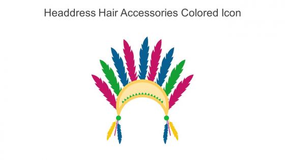 Headdress Hair Accessories Colored Icon In Powerpoint Pptx Png And Editable Eps Format