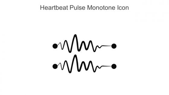 Heartbeat Pulse Monotone Icon In Powerpoint Pptx Png And Editable Eps Format
