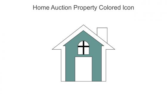Home Auction Property Colored Icon In Powerpoint Pptx Png And Editable Eps Format