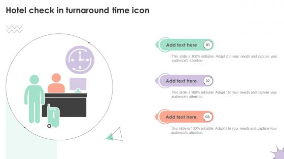 Hotel Check In Turnaround Time Icon
