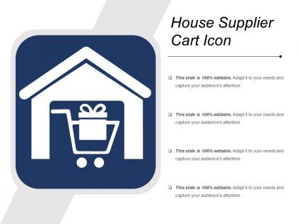 House supplier cart icon
