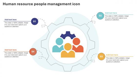 Human Resource People Management Icon Ppt Example