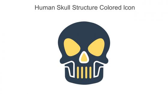 Human Skull Structure Colored Icon In Powerpoint Pptx Png And Editable Eps Format