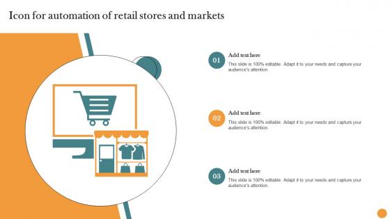 Icon For Automation Of Retail Stores And Markets