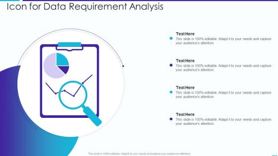 Icon For Data Requirement Analysis