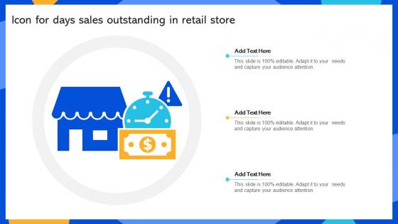 Icon For Days Sales Outstanding In Retail Store