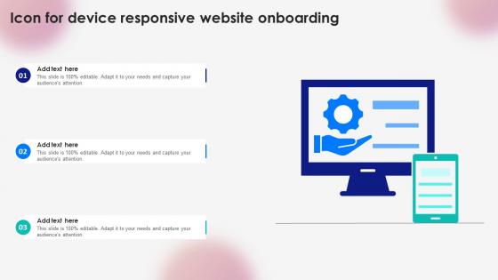 Icon For Device Responsive Website Onboarding