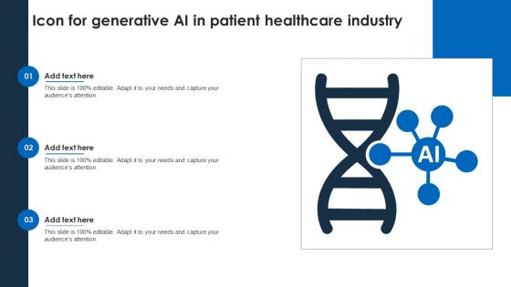 Icon For Generative Ai In Patient Healthcare Industry