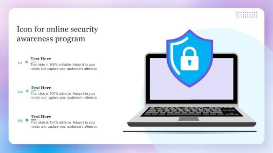 Icon For Online Security Awareness Program