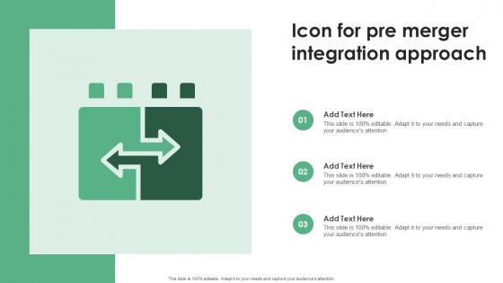 Icon For Pre Merger Integration Approach