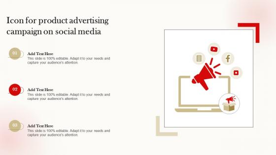 Icon For Product Advertising Campaign On Social Media