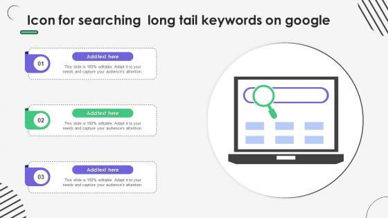 Icon For Searching Long Tail Keywords On Google