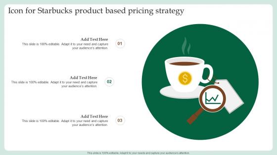 Icon For Starbucks Product Based Pricing Strategy