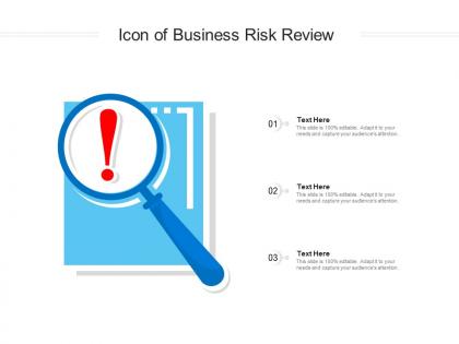 Icon of business risk review