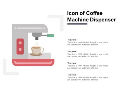 Icon of coffee machine dispenser