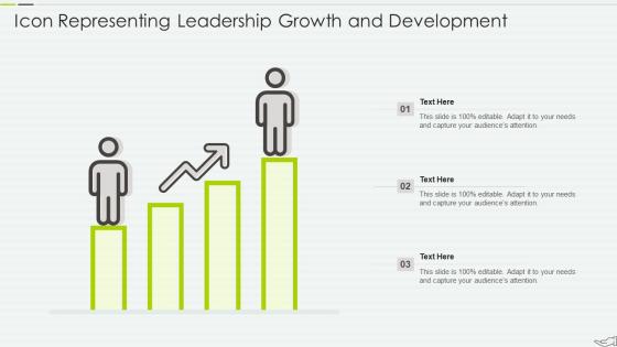 Icon Representing Leadership Growth And Development