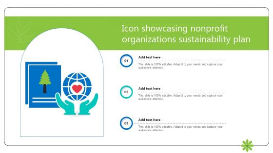 Icon Showcasing Nonprofit Organizations Sustainability Plan