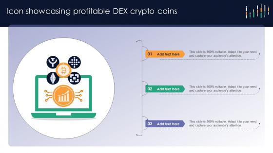 Icon Showcasing Profitable DEX Crypto Coins