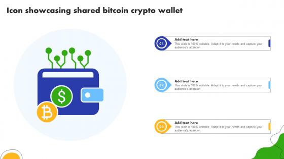 Icon Showcasing Shared Bitcoin Crypto Wallet