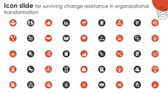 Icon Slide For Surviving Change Resistance Surviving Change Ppt Example CM SS V