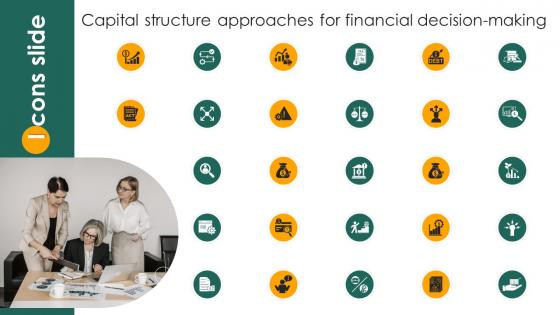 Icons Slide Capital Structure Approaches For Financial Decision Making Fin SS