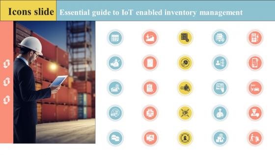 Icons Slide Essential Guide To IoT Enabled Inventory Management Ppt Slides IoT SS V