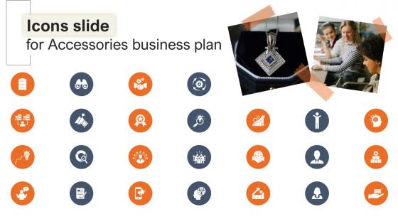 Icons Slide For Accessories Business Plan BP SS