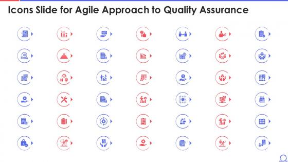 Icons Slide For Agile Approach To Quality Assurance Ppt Powerpoint Background