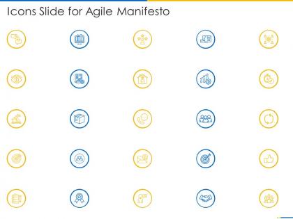 Icons slide for agile manifesto ppt download